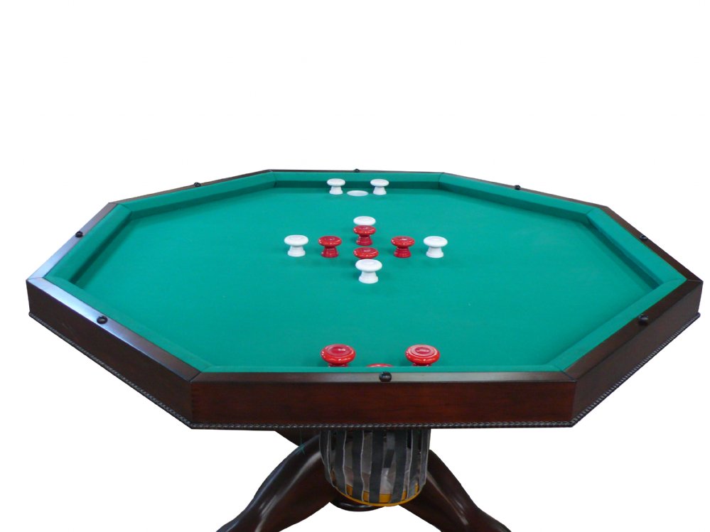 3 In 1 Table Octagon 54 Table With Slate Bumper Pool Poker And 