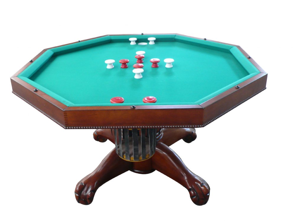in 1 Table  Octagon 48quot; Table with Slate Bumper Pool, Poker and 