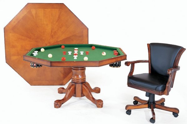 Berner Billiards 3 in 1 Table - Octagon 48