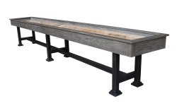 "The Urban" Shuffleboard Table in Silver Mist - available in 9, 12, 14 or 16 foot by Berner Billiards <BR>FREE SHIPPING