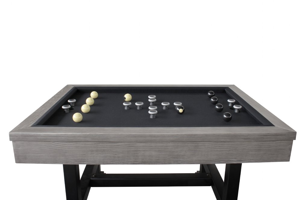 The Urban 3 in 1 - Rectangular SLATE Bumper Pool, Card & Dining Table in Silver Mist by Berner ...