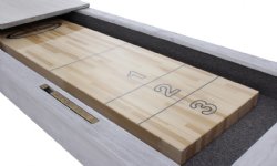 "The Urban" Shuffleboard Table in Silver Mist - available in 9, 12, 14 or 16 foot by Berner Billiards <BR>FREE SHIPPING